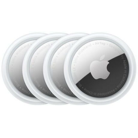 Apple AirTag 4 Pack White Silver