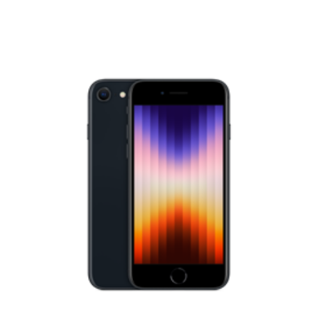 Apple iPhone SE 2022 okostelefon - éjfekete | 256GB, 4GB RAM, 5G