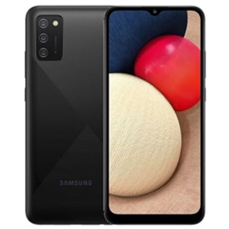 Samsung Galaxy A02s okostelefon - fekete | 32GB, 3GB RAM, DualSIM