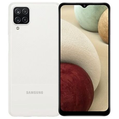 Samsung Galaxy A12 okostelefon - fehér | 64GB, 4GB RAM, DualSIM