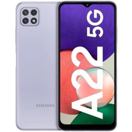 Samsung Galaxy A22 okostelefon - lila | 128GB, 4GB RAM, DualSIM, 5G